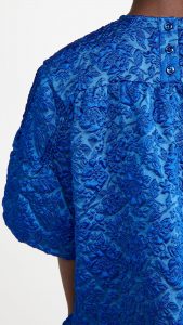 Simone Rocha blue dress detail